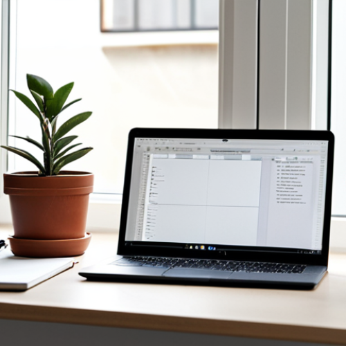 Home 5 인지능력 증강을 위한 집중력 향상 방법 - Organized Workspace**
A clean and organized home office desk with a laptop, a notebook, a pen, and ...